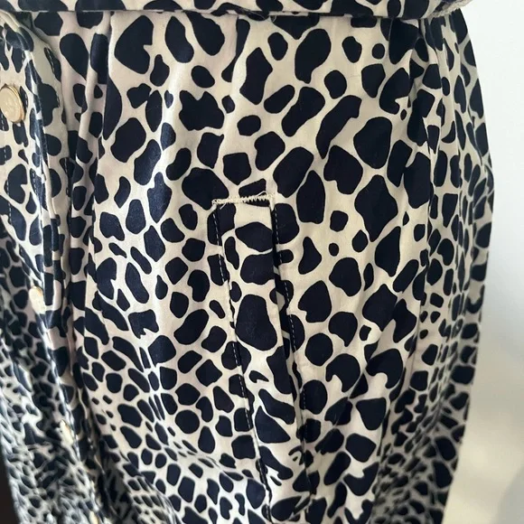 Charter Club Animal Print Dress with Pockets - Picture 3 of 7